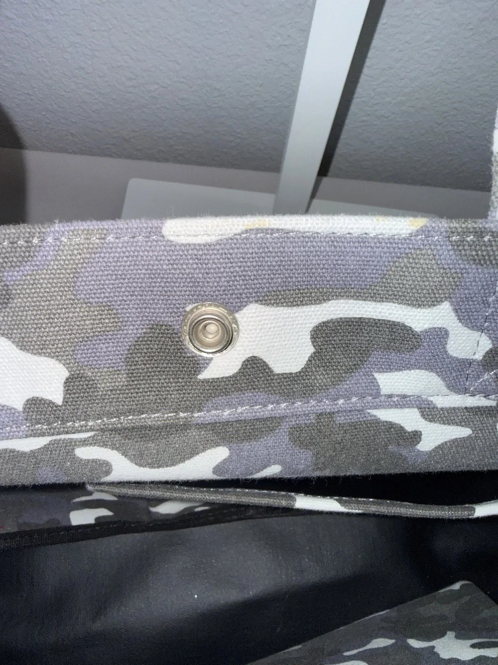 Quilted Koala Gray Camo Tote-Crossbody with Glitter Heart, and Pink Crossbody - Picture 9 of 14